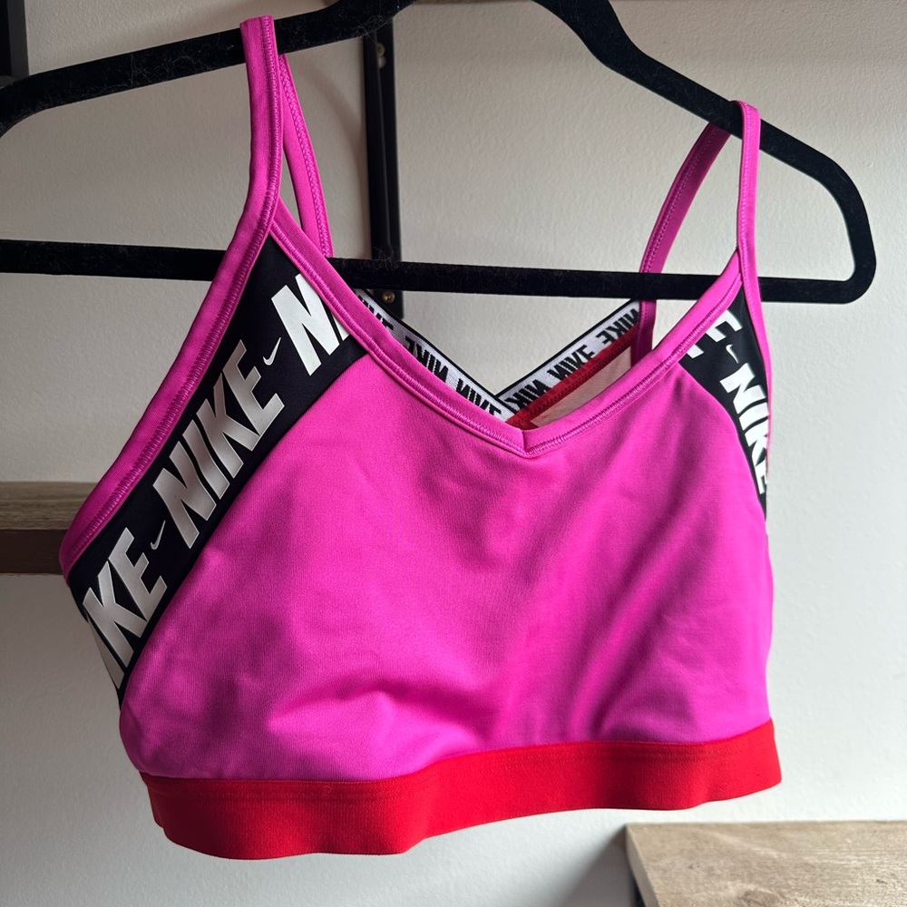 Nike Hot Pink Sports Bra